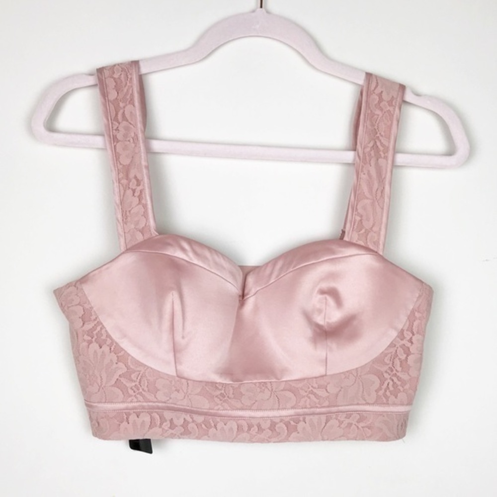Bebe blush color skirt set